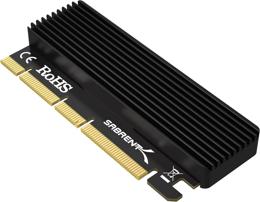 PCIe to NVMe drive adapter