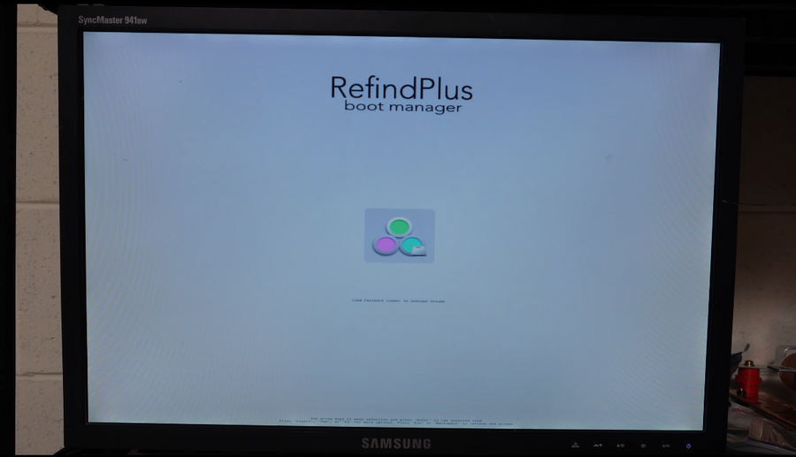 RefindPlus splash screen